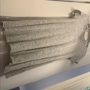 Gray dress, casual